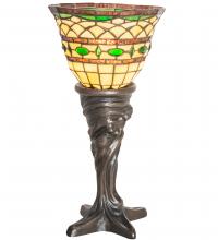 Meyda White 244883 - 18" High Tiffany Roman Mini Lamp