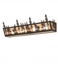 Meyda White 247190 - 30" Wide Tall Pines Vanity Light