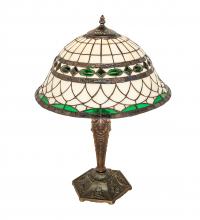 Meyda White 253629 - 23" High Tiffany Roman Table Lamp