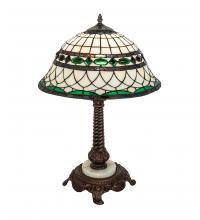 Meyda White 253640 - 23" High Tiffany Roman Table Lamp