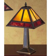 Meyda White 27123 - 16" High "T" Mission Accent Lamp