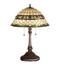 Meyda White 27538 - 23"H Tiffany Roman Table Lamp