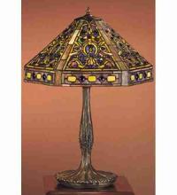 Meyda White 31117 - 24"H Tiffany Elizabethan Table Lamp