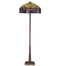 Meyda White 31120 - 65"H Tiffany Candice Floor Lamp