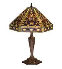 Meyda White 48832 - 23.5"H Tiffany Elizabethan Table Lamp