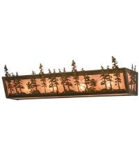 Meyda White 82132 - 30"W Tall Pines Vanity Light